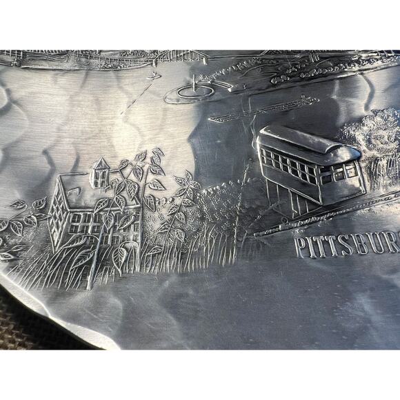 Wendell August Forge Hand Forged Metal Pittsburgh PA Plate - Picture 11 of 11